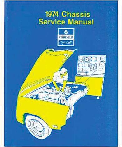 1974 Chrysler, Imperial, Plymouth Body And Chassis Shop Manual