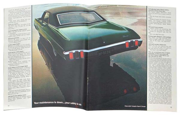 1970 Chevrolet Full-Size Sales Brochure - NOS (New Old Stock) GM