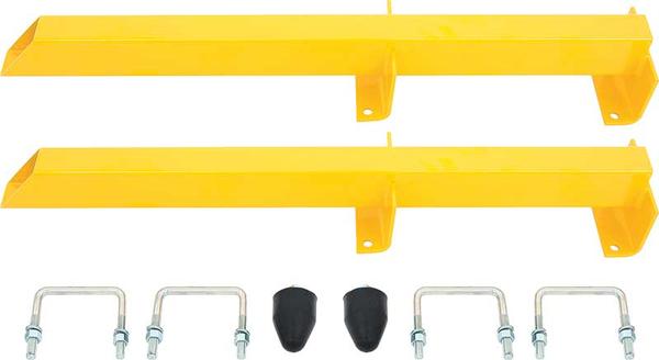 Universal; 28 Yellow Powder Coated; Traction Bars; For Multi-Leaf Springs Only