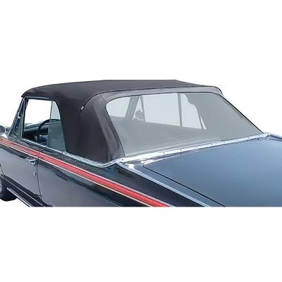 1965-66 Plymouth Valiant; Convertible Top; Pinpoint; Black