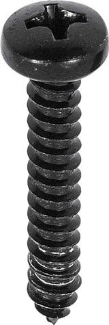 Tapping Screw; #8 x 1; Phillips Pan Head; A/AB; Black Oxide