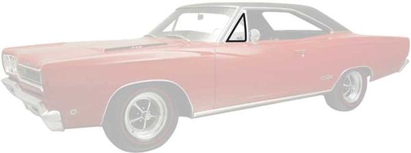 1968-70 Dodge, Plymouth B-Body; Vent Window Weatherstrip; RH & LH; Pair
