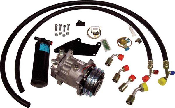 1988-90 GM Truck Sanden AC System Upgrade - Small Block V8 - W/O Evaporator