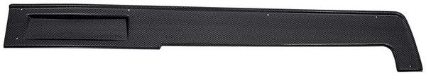 1968-70 Mopar B-Body 6 Hole ABS Gauge Panel with Simulated Carbon Fiber Finish