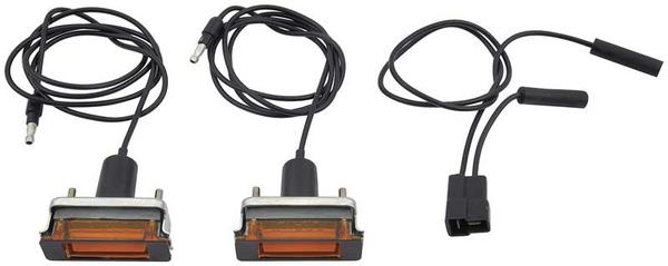 1968-69 Charger; Hood Mounted Turn Signal Indicator Assemblies; Pair