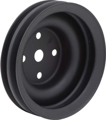 Mopar B / RB / Hemi Engine With AC And Power Steering Black Double Groove Water Pump Pulley