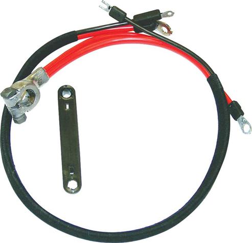 1970-74 Dodge, Plymouth; ; Positive Battery Cable; A/B/E-Body Models; 43-1/2 overall length