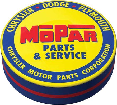 1948-53 Blue/Yellow Mopar parts And accessories Logo Counter Stool