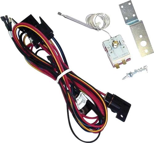 Electric Fan Wire Harness with Adjustable Temperature Switch