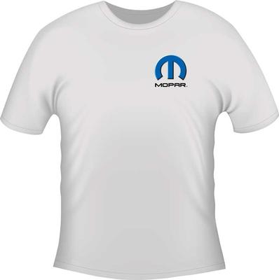 Mopar Cuda Fish Small White T-Shirt
