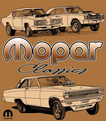 Mopar Classics Small Black T-Shirt