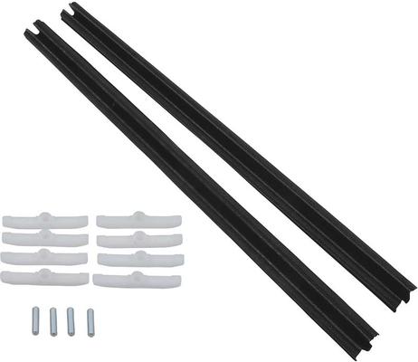 1967-74 Chrysler, Dodge, Plymouth; A, B-Body; Front Door Glass Channel Seals; with Clips; Pair