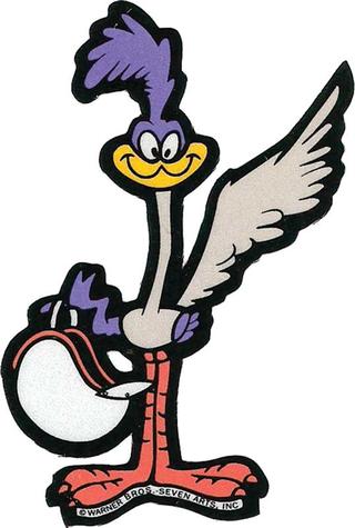 1969-75 Road Runner Colored Standing Road Runner Reflective Decal
