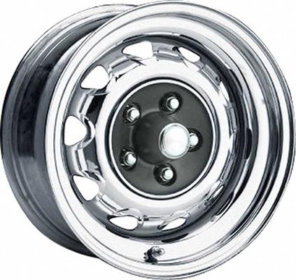 14 X 7 Mopar Factory Style Chrome Rallye Wheel With 5 X 4-1/2 Bolt Pattern