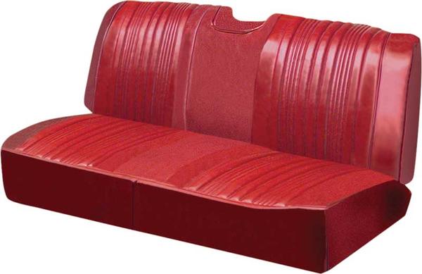1967 Impala SS; Complete Upholstery Set; Front Strato-Bench & Rear Seat; 2 Door Hardtop; Red - Brand: PUI