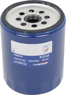 Chevy BB ACDelco Professional Series Blue PF1218 Oil Filter - Modern Specs & Color