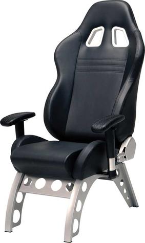 Black Pitstop GT Receiver Series Office Chair