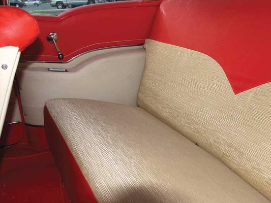 1955-57 Chevrolet; OER Interior Paint; Red; 16 Oz. Aerosol Can (Net Wt. 12 Oz.)