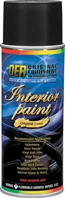 OER Interior Paint; M10 Black; 16 Oz. Aerosol Can; Net Wt. 12 Oz.; Premium
