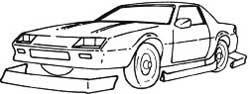 1982?84 Camaro; Front Spoiler; 3-Piece Urethane Design