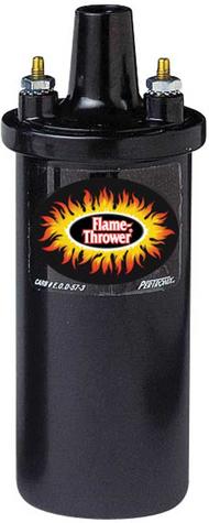 Pertronix Flame Thrower 8-Cylinder 40,000 Volt 1.5 Ohm Black Oil Filled Ignition Coil