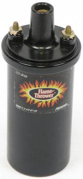 Pertronix Flame Thrower 6 Cylinder 40,000 Volt 3.0 Ohm Black Epoxy Filled Ignition Coil