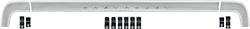 1964 Chevrolet Impala; Rear Cove Panel Molding Kit; with Hardware; Except Station Wagon