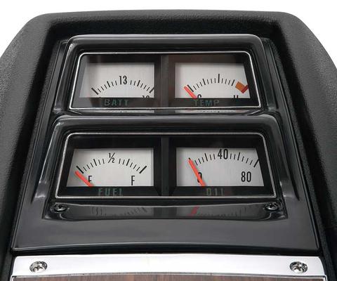 1968 Camaro Console Assembly ; 4 Speed ; with Console Gauges, Volt Gauge ; Pre-Assembled