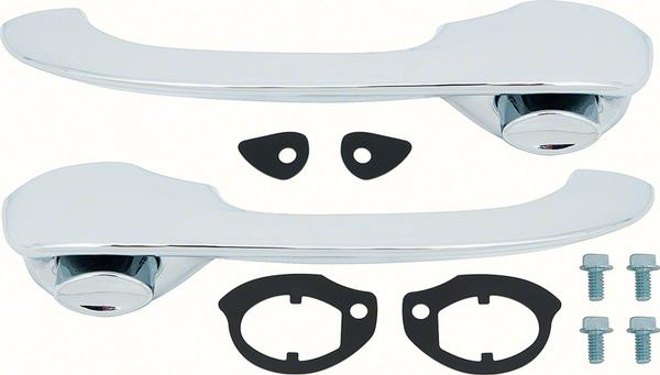 1968-79 Chevy II, Nova, X-Body; Outer Door Handle Set; 2 Door Models