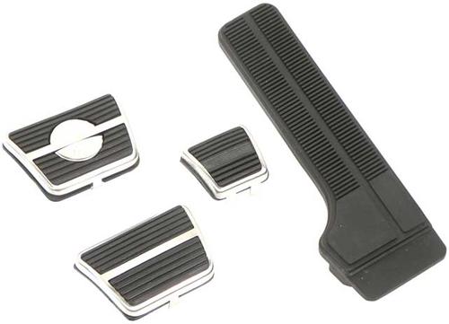 1970-71 Camaro Z28 with Disc Brakes and Manual Transmission Pedal Pad Kit - 7 Piece Set