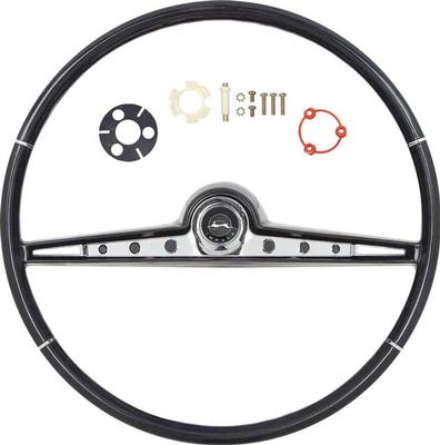 1962 Impala Steering Wheel Kit ; Black