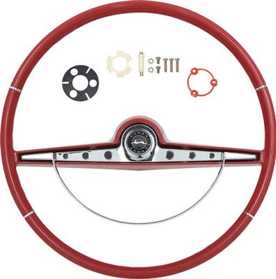 1963 Impala Steering Wheel Kit ; Red ; Super Sport