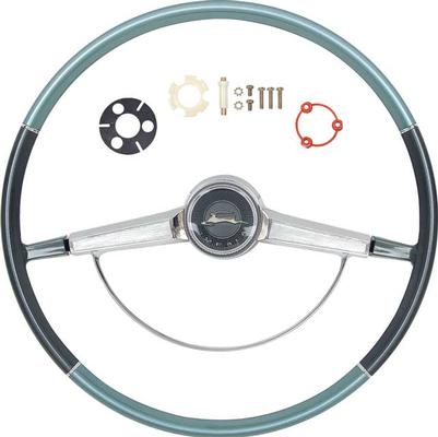 1965 Impala Steering Wheel Kit ; Two Tone Blue