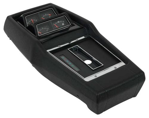1968-72 Chevy II Nova; Console Assembly; AT Powerglide; with Console Gauges; with Volt Gauge