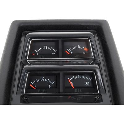 1968-72 Chevy II Nova; Console Assembly; AT Turbo; with Console Gauges; with Volt Gauge