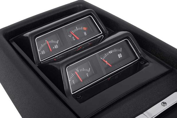 1968-72 Chevy II Nova; Console Assembly; AT Turbo; with Console Gauges; Pre-Assembled