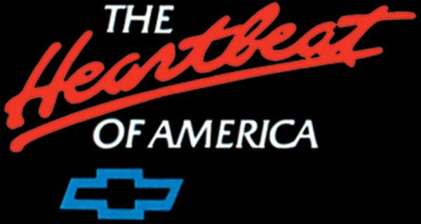 6 X 12 Die Cut The Heartbeat Of America with Bow Tie Decal