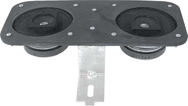 100 Watt 4 x 10 Dual Center Dash Mount Speaker; Custom Autosound