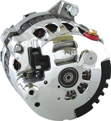 Smooth Look One Wire 140 Amp Polished Alternator