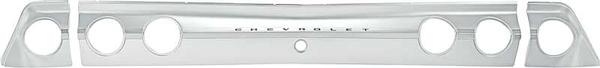 1962 Impala; Trunk Panel Molding; with End Caps; 3 Piece Set