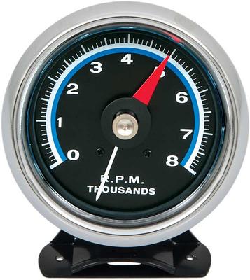 Bosch Retro 3-3/8 8,000 RPM Full Sweep Pedestal Mount Super Tach with Adjustable Redline