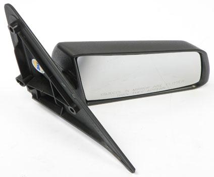 1985-93 Chevy, GMC S-10, Sonoma, Blazer, JImmy; Exterior Door Mirror; Manual; Black; RH Passenger Side