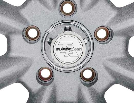 15 x 8 Superlite Wheel (Aluminum))-5 X 4.5 BP-Silver & Clear Powder Coat Finish - 4.5 BS