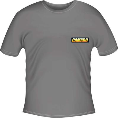 Small Gray Camaro Turn and Burn T-Shirt
