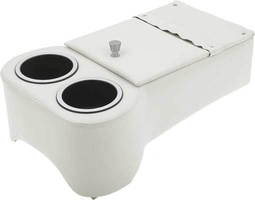 Classic Consoles Universal Fit Low Rider Floor Mount Console - White