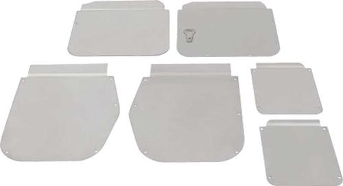 1955-57 Chevrolet Convertible 6 Piece Door And Side Window access Hole Cover Set