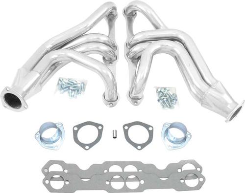 1955-57 Chevrolet 265-400 Uncoated (Raw Steel) Round port shorty Patriot Headers
