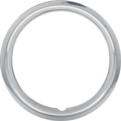 14 Stainless Steel 1-1/2 Deep Round Lip Rally Wheel Trim Ring