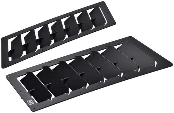 Track Spec; Universal Hood Louvers; 5.5 x 12; Pair