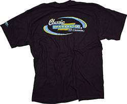 Classic Industries Logo T-Shirt; Black; Small